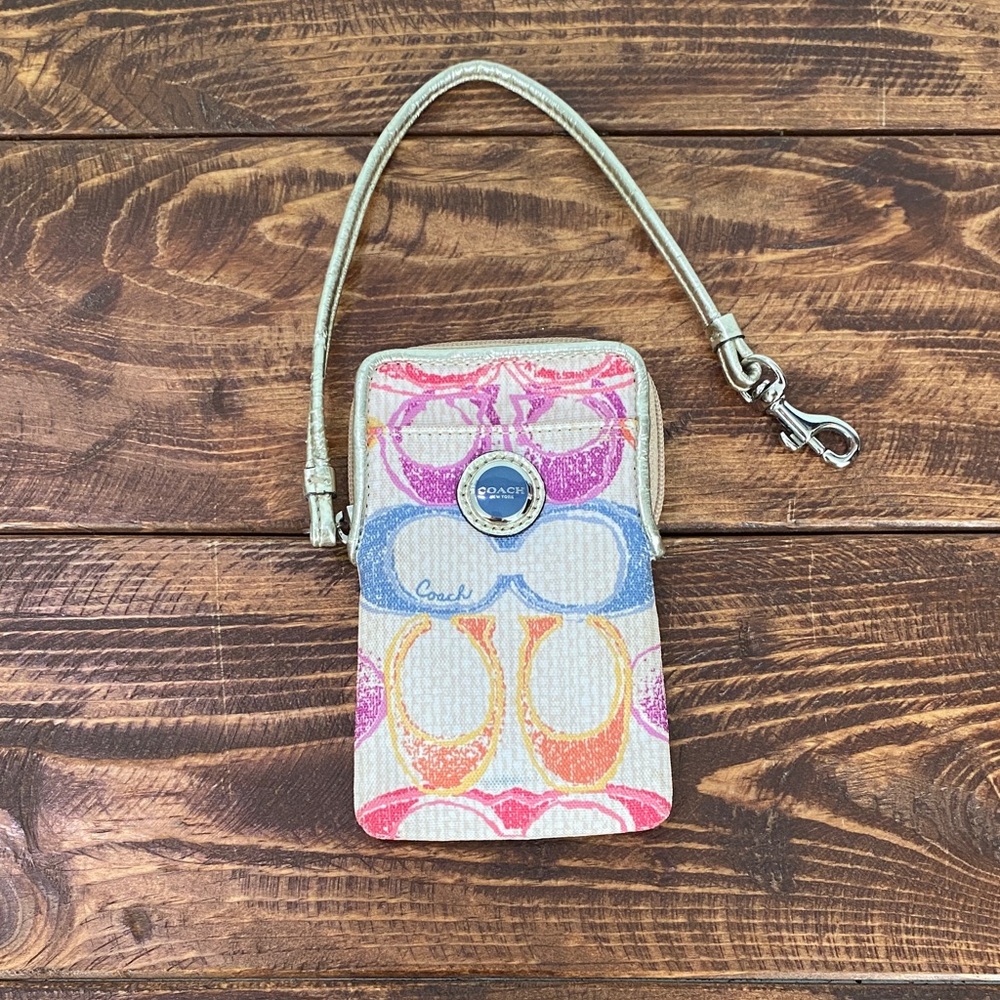 Coach Multicolor Wallet Wristlet
